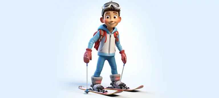 ski-surffer smiling